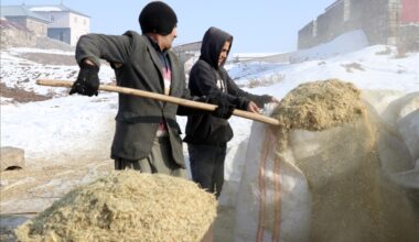 Ağrı’nın Dağ Köylerinde Besicilerin Zorlu Kış Mücadelesi