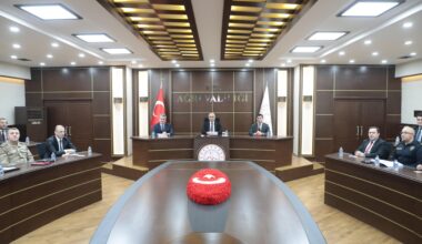 Ağrı’da Genişletilmiş Güvenlik ve Asayiş Koordinasyon Toplantısı Gerçekleştirildi
