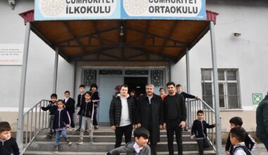 Patnos Belediye Başkanı Abdulhalık Taşkın’dan Okul Ziyareti