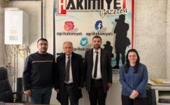 Aras EDAŞ ve EPAŞ İl Müdürleri Ağrı Hakimiyet Gazetemizi Ziyaret Etti