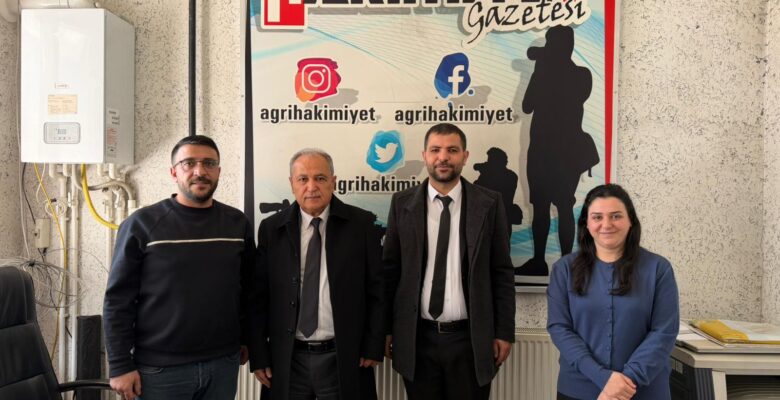 Aras EDAŞ ve EPAŞ İl Müdürleri Ağrı Hakimiyet Gazetemizi Ziyaret Etti